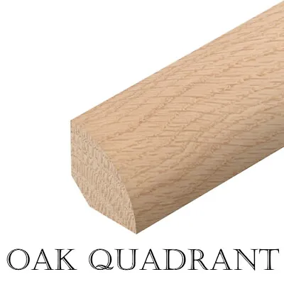 Solid Oak Floor Beading 0.9m 1.15m Corner Edge Bead I 12mm 15mm 18mm 21mm • £3.27