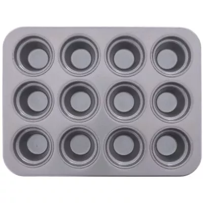 Chicago Metallic Glazed Aluminum Large-Crown 12 Cup Muffin Pan • $93.17