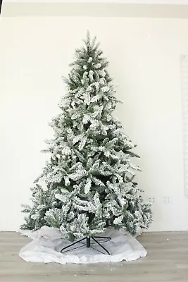 Alpine Spruce Artificial Christmas Tree Holiday Snow Flocked Home Xmas Decor • $109.97