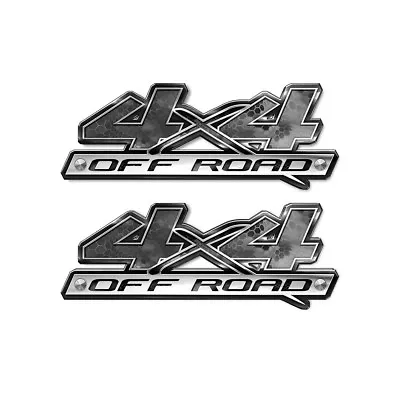 4X4 OFF ROAD Chameleon Camo Grey Decals Bedside Truck Sticker - 2 Pack A59BLO • $13.99