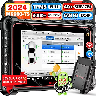 2024 Autel MaxiCOM MK900TS TPMS Programming Diagnostic Scanner Tool CAN FD/DOIP • $849