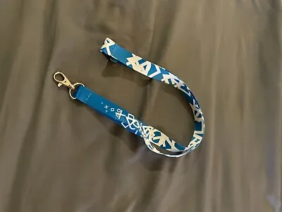 Latest PlayStation Lanyard Keychain Holder Key Holder Blue Cascading Symbols • $4