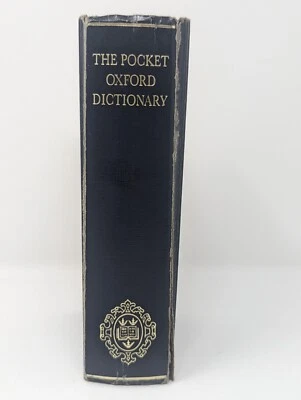 £10 • Buy Pocket Oxford Dictionary (1981) Hardback