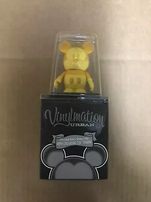 Disney Urban Vinylmation Series #6 Two Tone Yellow Mickey Combo Topper W/ Figure • $15