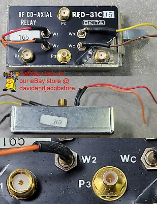 OKITA RF Coaxial Relay Model# RFD-31C05 • $30