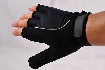 Wheelchair Gloves Half Finger /fingerless With Gel Padding Cycling Gym All Sizes • $30