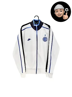 $69.99 • Buy 2009 2010 Inter Milan Nike Anthem Vintage Soccer Jacket Top Jersey Track Kit Zip