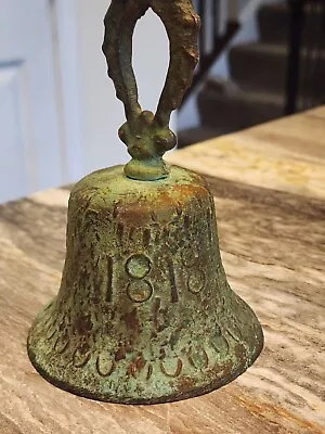 Cast Metal Ornate Mexico 1818 Mission Bell  • $19.99