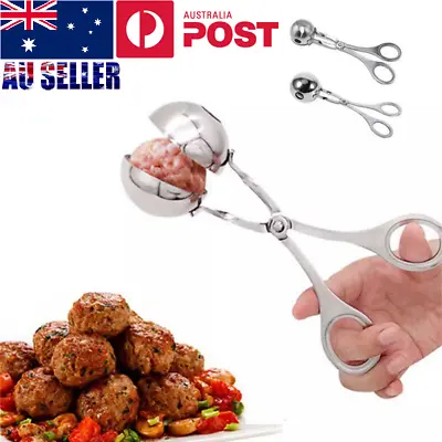 $8.98 • Buy Meat Baller Meatball Maker Non Stick Spoon Thick Kitchen Stainless Steel Mold 