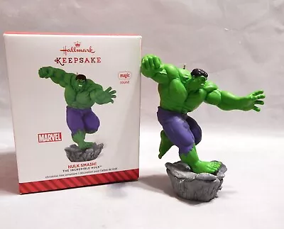 2014 Hallmark Ornment Marvel Hulk Smash! The Incredible Hulk Magic Sound • $23