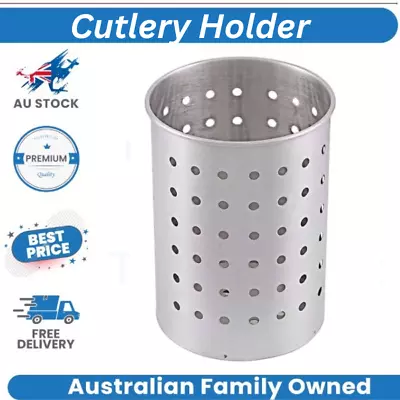 Stainless Steel Cutlery Stand Holder Home Kitchen Rack Sink Tidy Drainer Utensil • $5.50