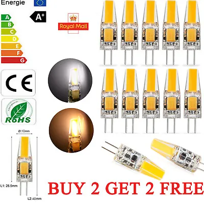 G4 3W 6W 12V LED COB Light Bulb Capsule Lamp Replace Halogen Bulb AC DC Dimmable • £1.99