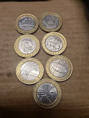 7 X £2 Coins Two Pound Coin Job Lot 2 Pounds Rare Bundle All Different • £22.50