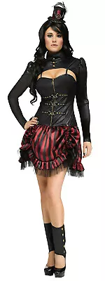 Fun World Women's Gothic Steampunk Sally Victorian Adult Costume Size S/M 2-8 • $49.99