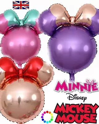 UK Large 24  Disney Mickey & Minnie Mouse Birthday Party Foil Balloons Kids • £0.99