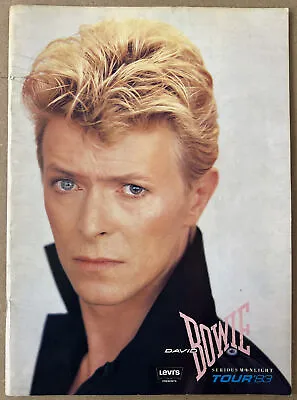 £10.99 • Buy DAVID BOWIE Serious Moonlight 1983 World Tour Programme In English French Dutch