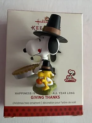 2013 Hallmark GIVING THANKS Snoopy Happiness Is Peanuts All Year Series #4 • $24.99