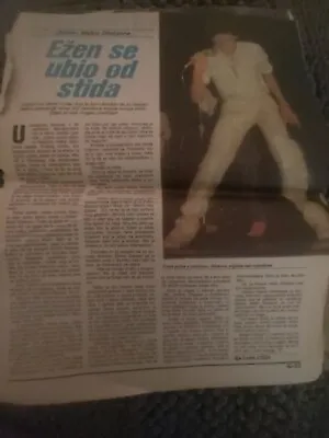 Michael Jackson Ex Yu Clippings 1984 Year Rarity • $18