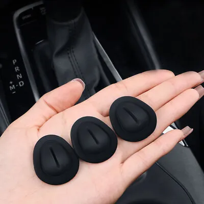 3x Car Interior Drink Water Cup Bottle Holder Limiter Stopper Black Accessories • £3.23