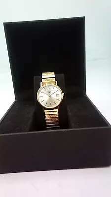 Vintage Rotary 9 Ct Gold Hallmarked  Case Men's Watch. • £255