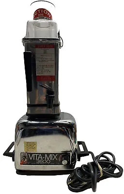 VTG VITA MIX SUPER 3600 Blender Juicer Stainless/Action Dome/Spigot Tested Works • $67.20