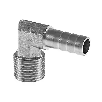 £3.85 • Buy Hydraulic Hose Tail Adaptors:  BZP  :  Male BSP X Elbow Hose