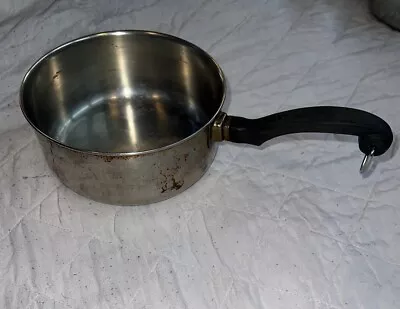 Vintage Farberware 1.5 QT Sauce Pan Stainless Steel Aluminum Clad Bronx NY • $15.95