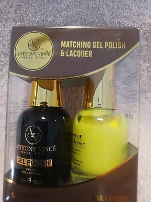 Anthony Vince Nail Spa Gel Duo - Gel Polish & Nail Lacquer #59 • $8.95