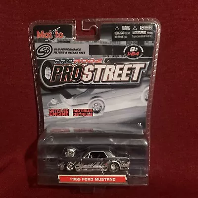 MAISTO ProRodz Pro Street 1965 Ford Mustang Black / Silver • $30