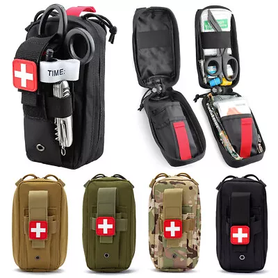 Molle Medical Pouch Tourniquet Holder Tactical First Aid Pouch Small Kit EMT Bag • $10.99