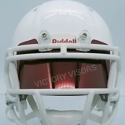 Maroon/Crimson/Garnet Dark Red Mini Football Helmet Visor (FLAT STYLE) USC FSU • $2