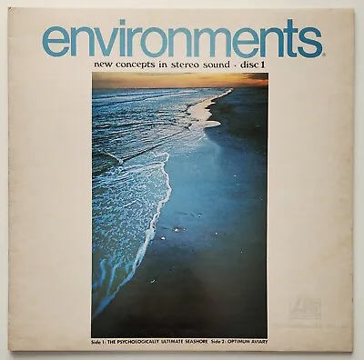 Environments (new Concepts In Stereo Sound - Disc 1) Lp 1970 Atlantic Sd 66001 • $5