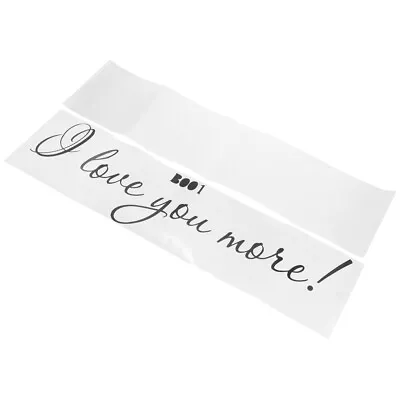 2Pcs I Love You More Wall Quote Stickers For Bedroom Bathroom-RL • £6.80