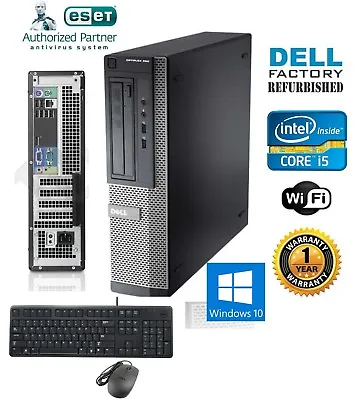 $235.70 • Buy Dell 9010 Desktop Computer Quad Core I5 Windows 10 Hp 64 1TB HD 16gb Excellent