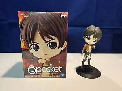 NEW! Banpresto Q Posket Attack On Titan Eren Yeager Figure (Version A) - USED • $19.99