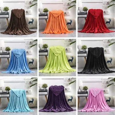  6 Colours  Heavy Mink Blanket Queen King Size • $19.23