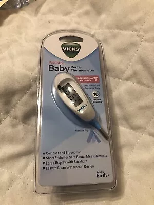 VICKS Baby Rectal Thermometer For Infants- New • $14.95