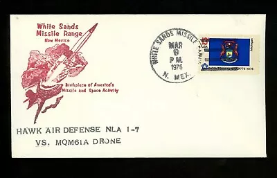 US Space Cover Rocket HAWK NLA 1-7 Launch White Sands Missile Range NM 3/9/1976 • $4.99