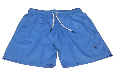 Ralph Lauren Swimming Shorts Trunks Blue XL 34  Waist New Swimwear _ • £16.95