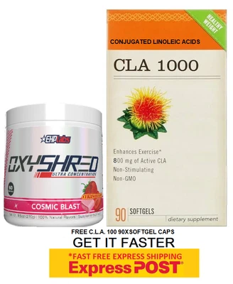 $79.95 • Buy Ehplabs Oxyshred All Flavours Ehp Labs Oxy Shred Fat Burner | Express | Free CLA