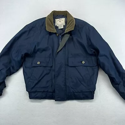 Vintage Aberdeen Jacket Large Men's Bomber Insulated Corduroy Collar Field Jacke • $24.99