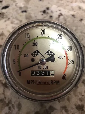 Vintage Sears Bicycle Speedometer/Odometer No. 700 • $24.99