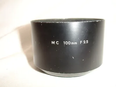 MINOLTA MC 100mm F/ 2.5 LENS HOOD Metal For MD Lens 55mm Size #41221 • $19.80