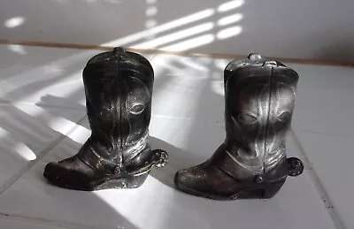 PETWER  SALT & PEPPER SHAKERS  COWBOY BOOTS  W SPURS  VINTAGE JAPAN UNUSED • $9.99