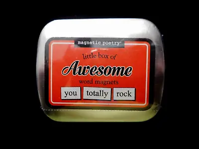 Magnetic Poetry Little Box Of AWESOME Word Magnets • $7.95