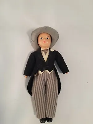 $12 • Buy Vintage Virga Groom Hard Plastic Doll In Tux And Hat - 8 
