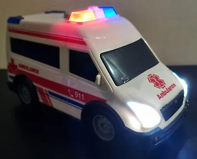 Baby Toy Car Push Along Ambulance Van Engine Siren Sound Toddlers Girls Boys UK • £9.99