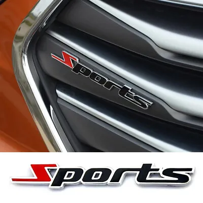 3D Sports Emblem Badge Chrome Logo Car Sticker Decal Decoration Word Letter Trim • $6.99