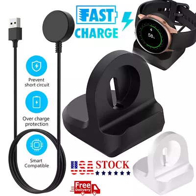 For Samsung Galaxy Watch 4 Classic Active2 Watch3 Wireless Charger Magnetic Dock • $11.09