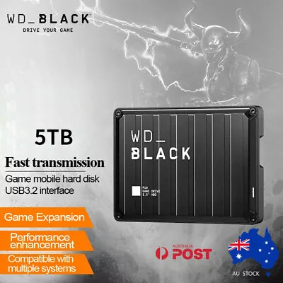 $289.95 • Buy WD BLACK P10 5TB Portable External Hard Drive HDD Playstation Xbox PC